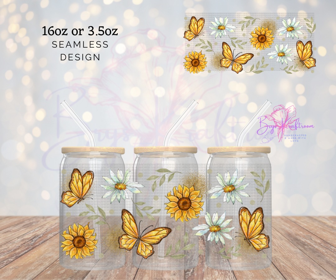 Daisies + Butterfly’s