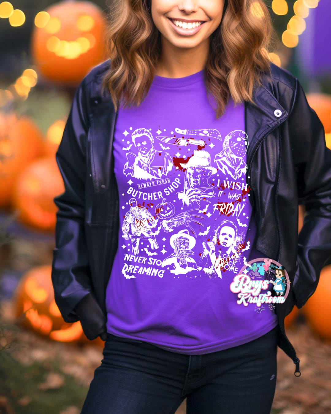 Horror Men | White Outline