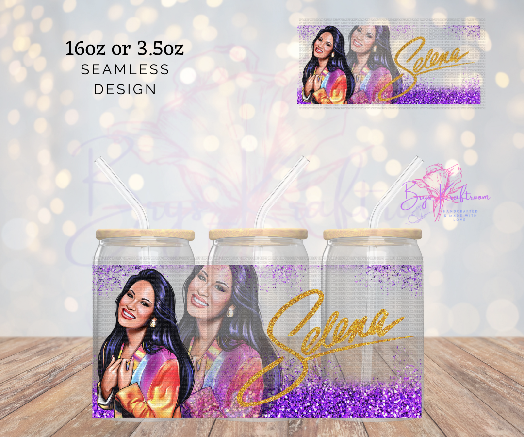 Selena Purple Glitter 4