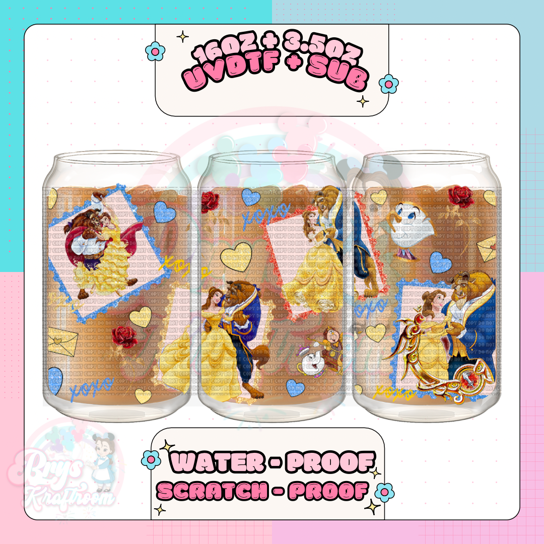 Beauty + Beast Postage Vday