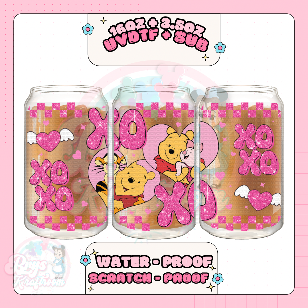 XOXO- Bear Glitter