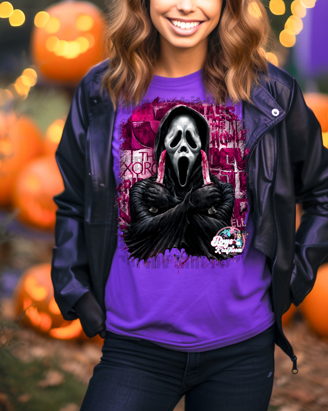 Spooky Ghost Face | Pink