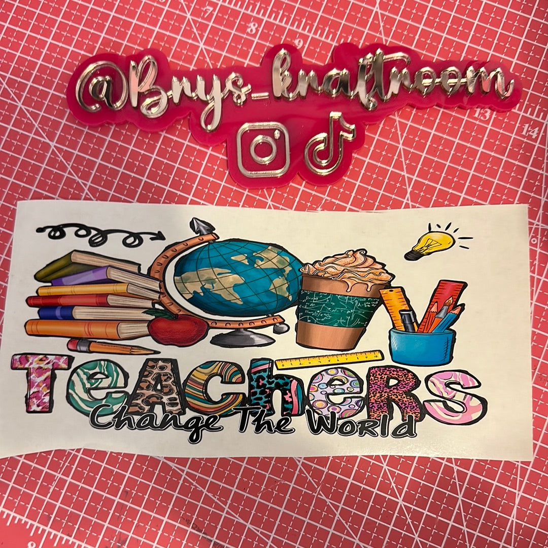 Teachers Change the world