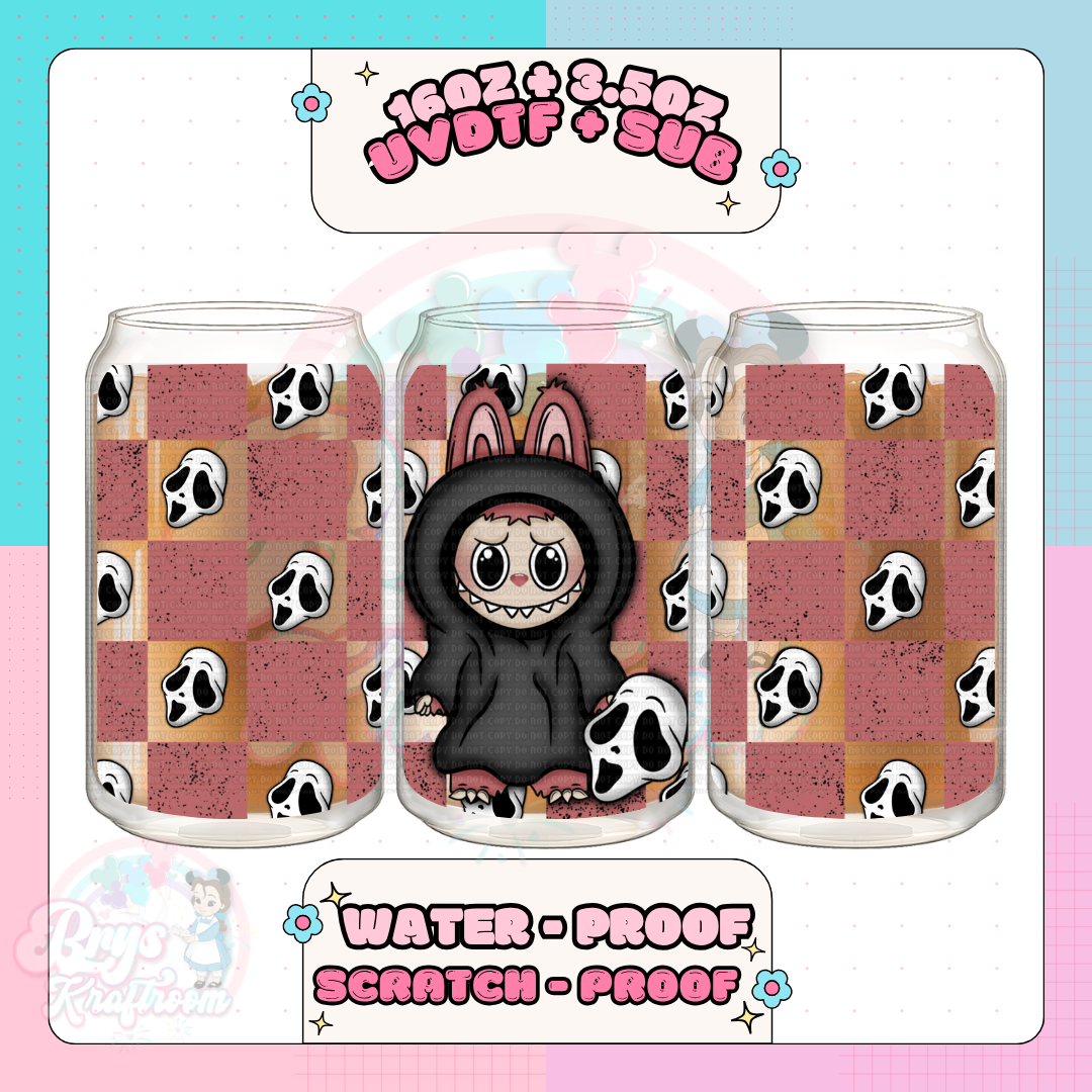 Ghost Face Labubu | White Mask