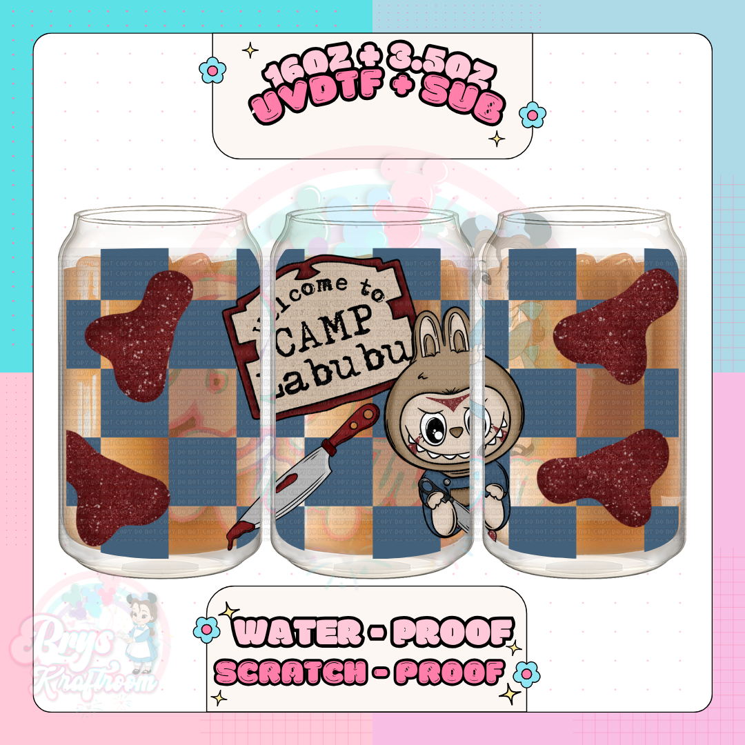 Camp Labubu | Glitter Splatter