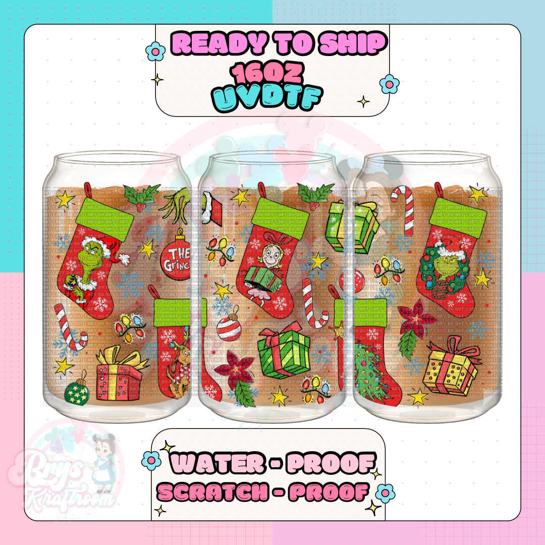 The Grinch Stockings (RTS)