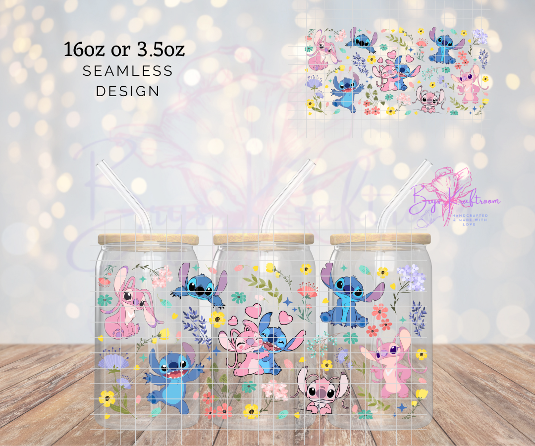 BLUE + Pink Aliens Spring