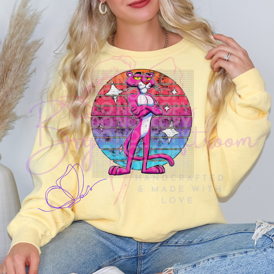 Pink Panther 11” DTF