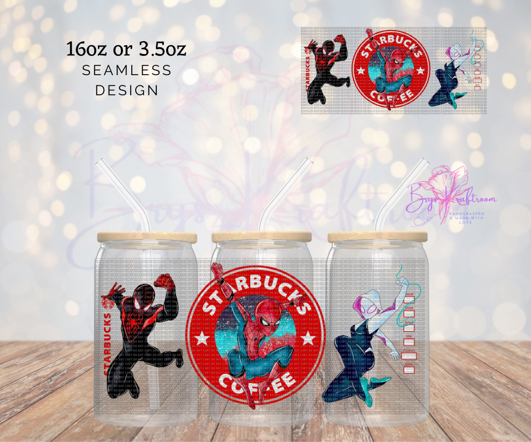 Spider-Man + Girl Coffee