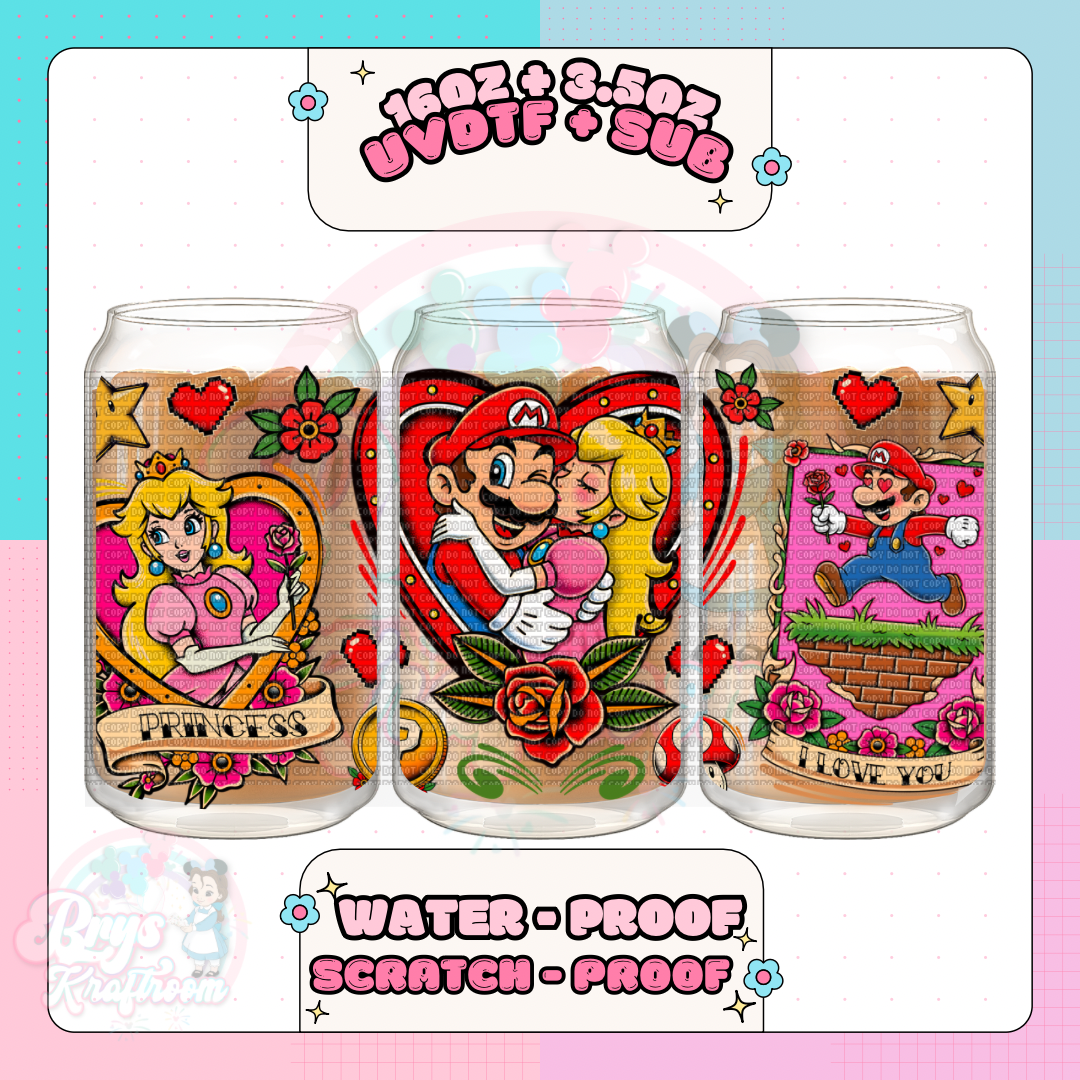 Mario Peach Love