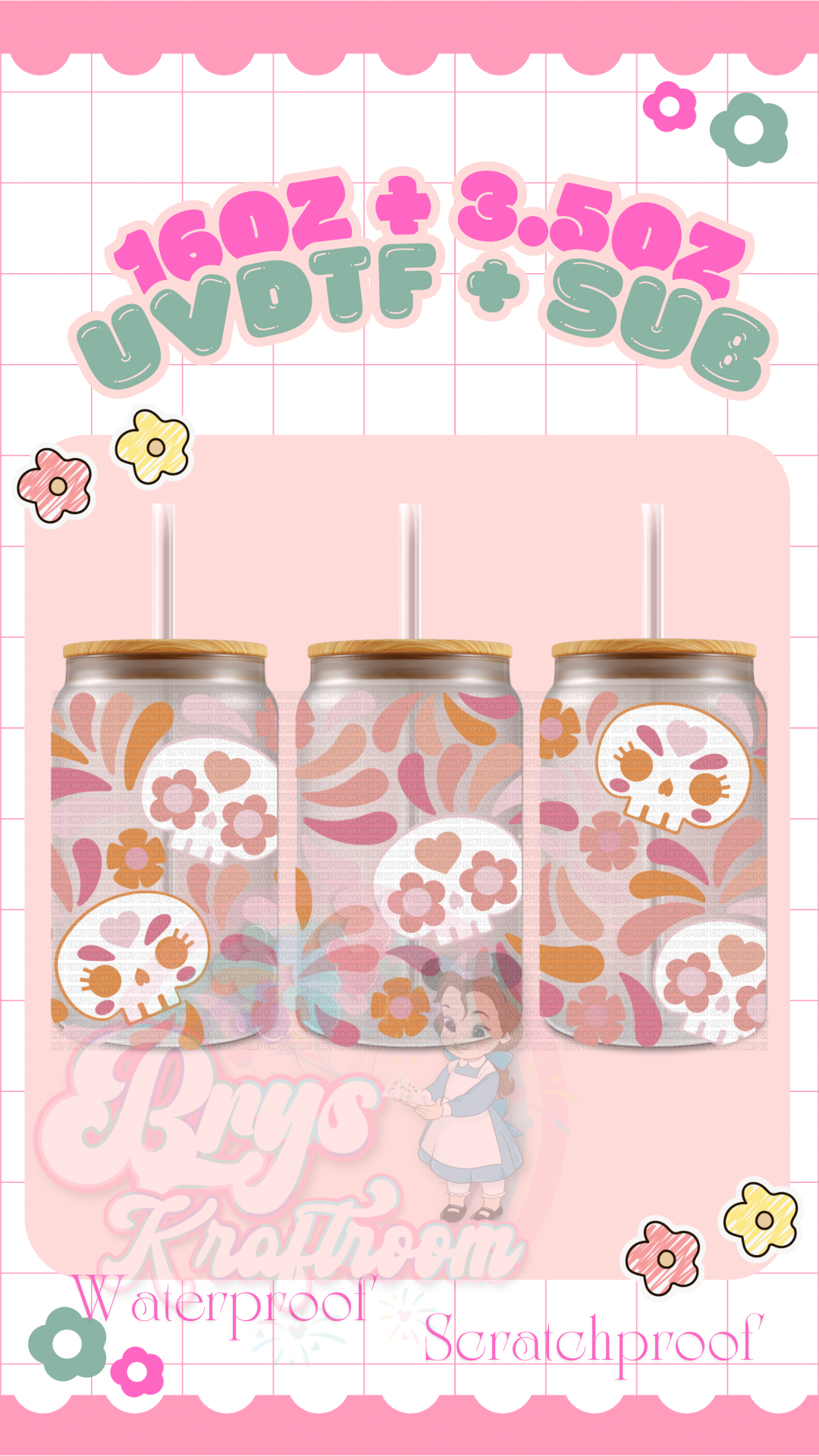 Talavera Calavera Pink x2 *Exclusive*
