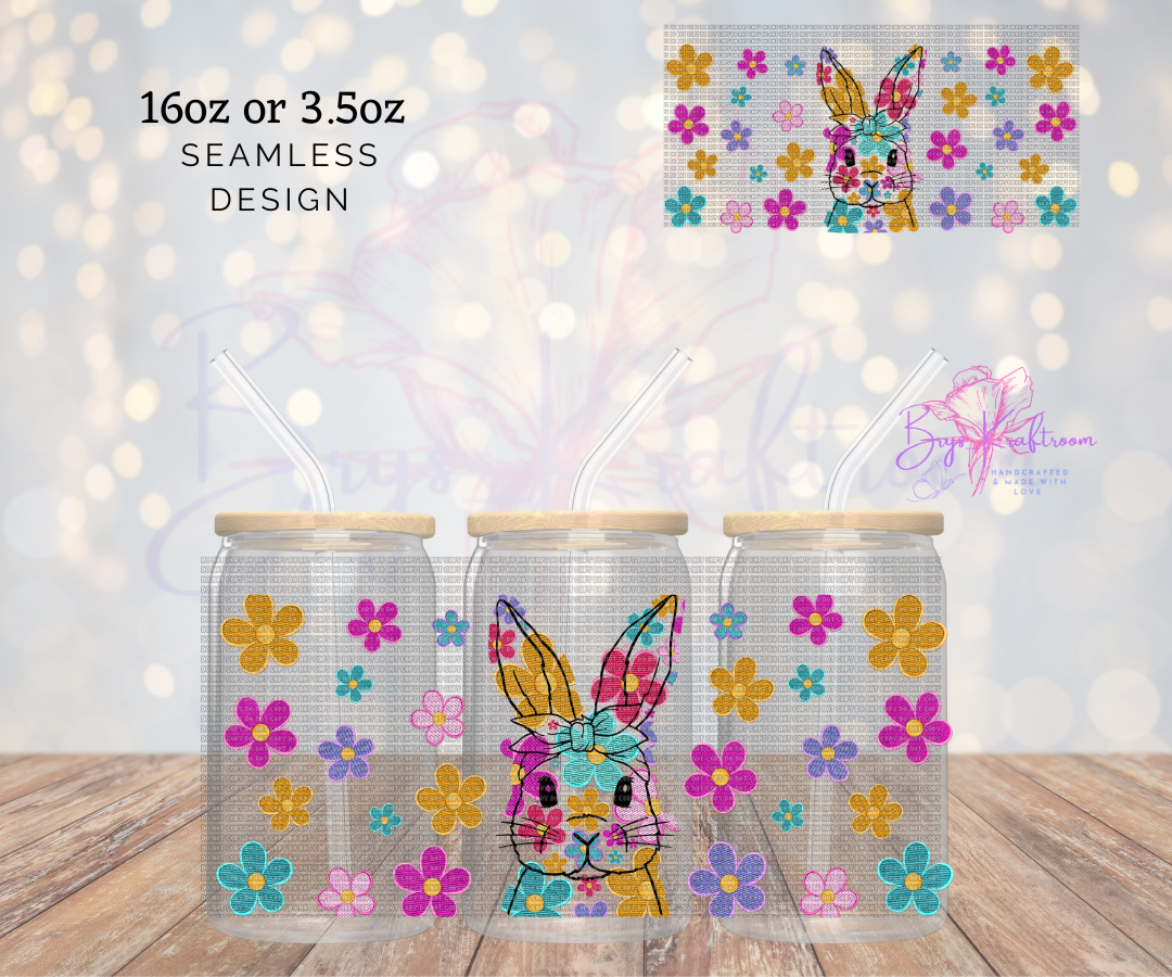 Floral Easter Bunny