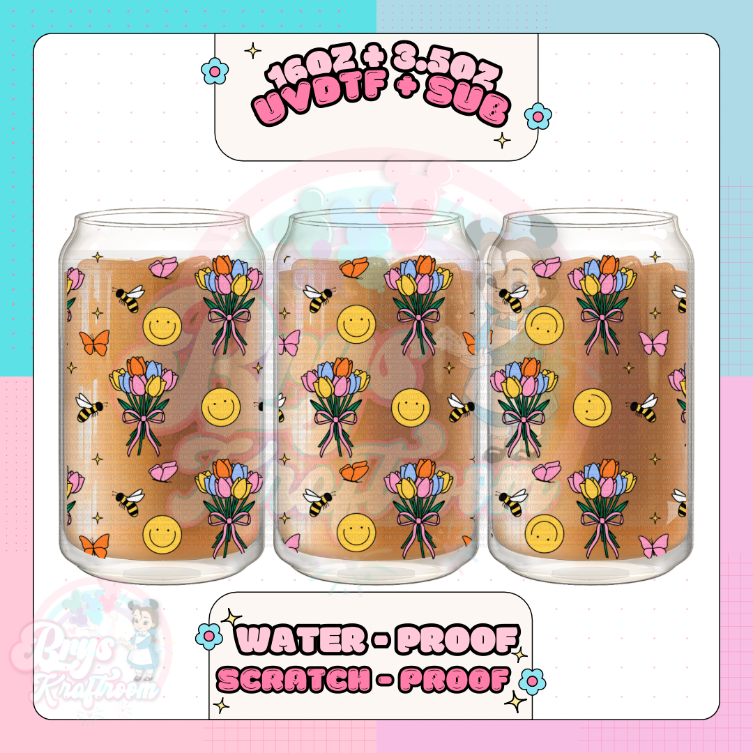 Yellow Tulip Boquette + Smiles