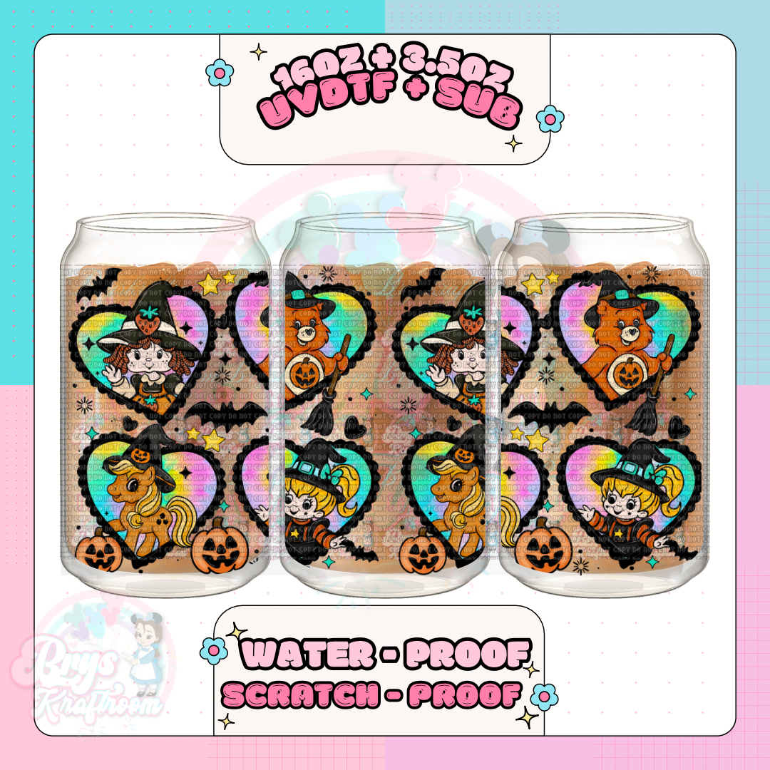 Spooky Colorful Hearts