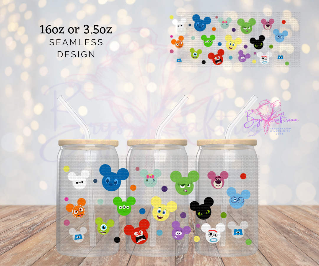 Characters Balloon Ears UV DTF Wraps