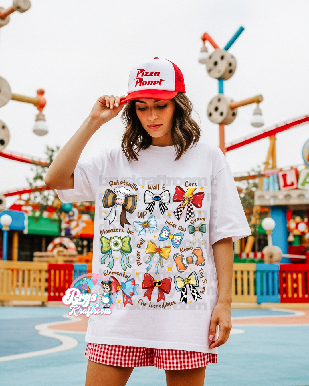 Pixar Characters Bow