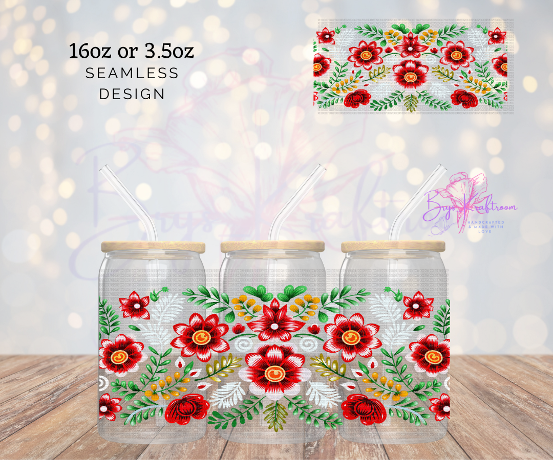 Red Mexico Floral