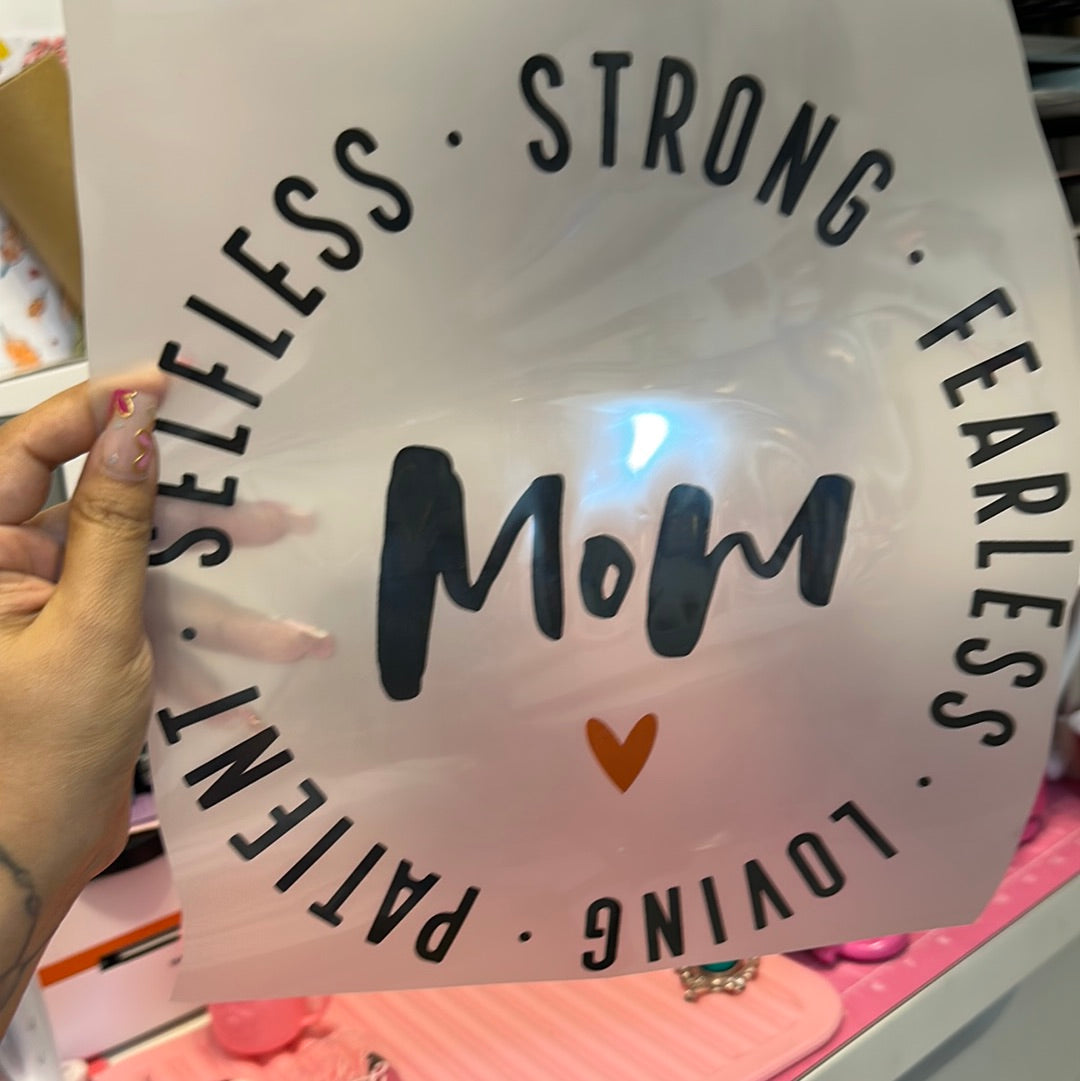 Mom- Etc.. 11” DTF Transfer