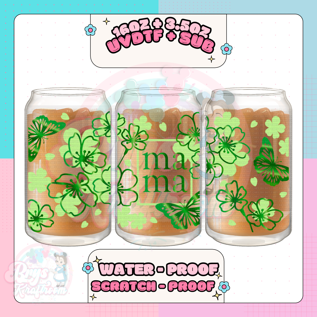 Mama Floral (Green Hues)