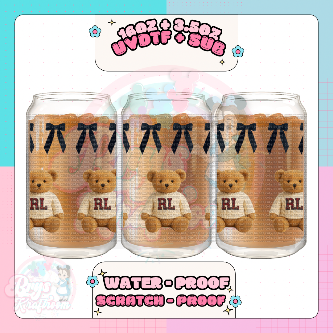 RL Bear | Blue Bows