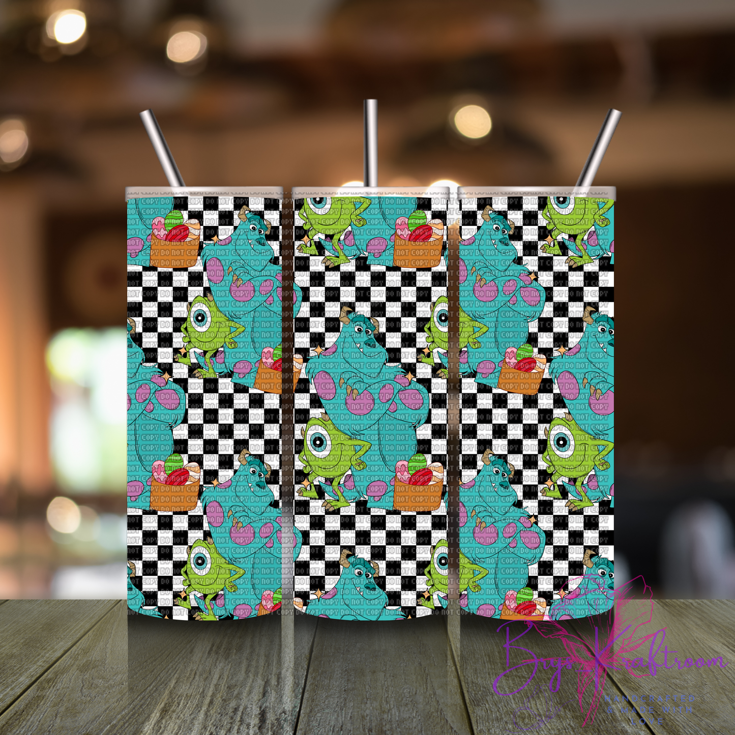 Monsters checkered *Exclusive*