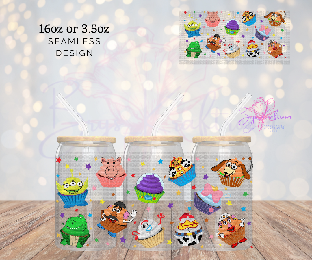 Characters cupcakes