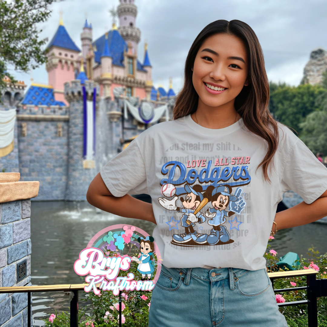 Mouse- Love All Star Dodgers