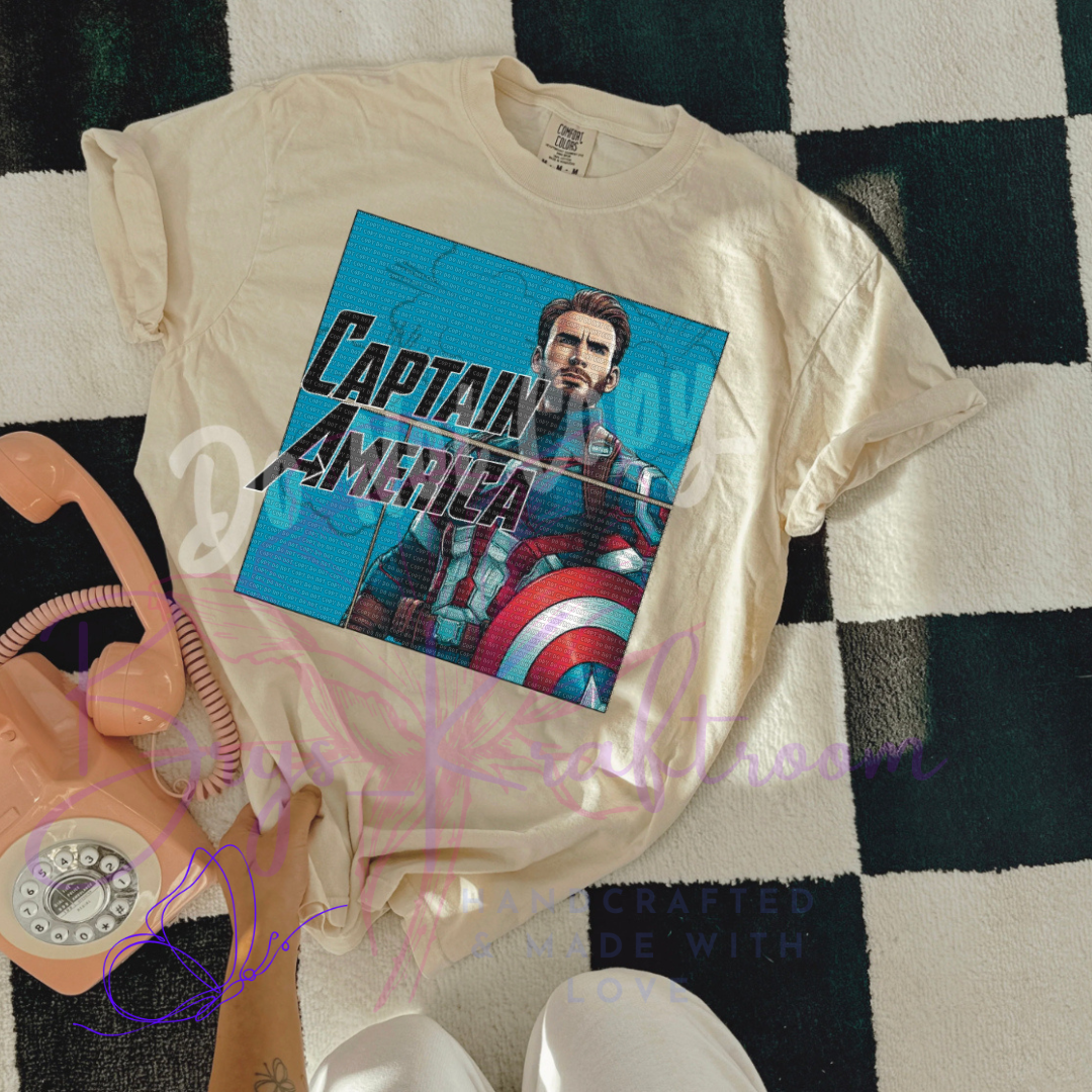 Captain America DTF