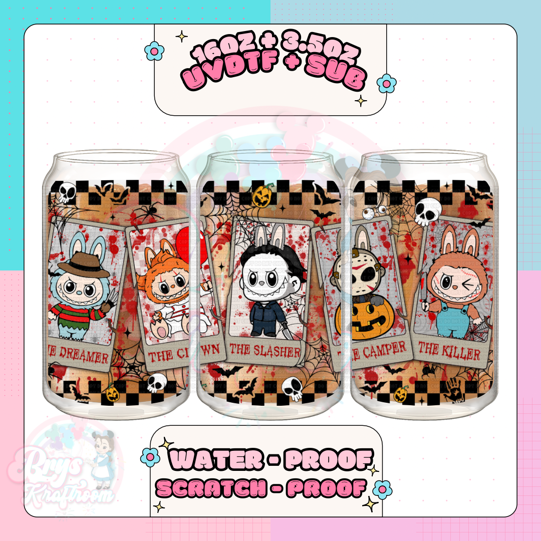 Spooky Labubu | Plaid Cards