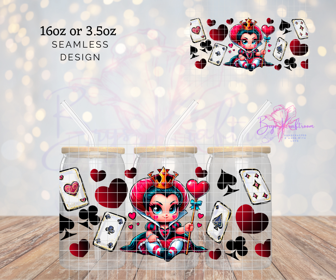 Mini Queen Hearts + Card Villain