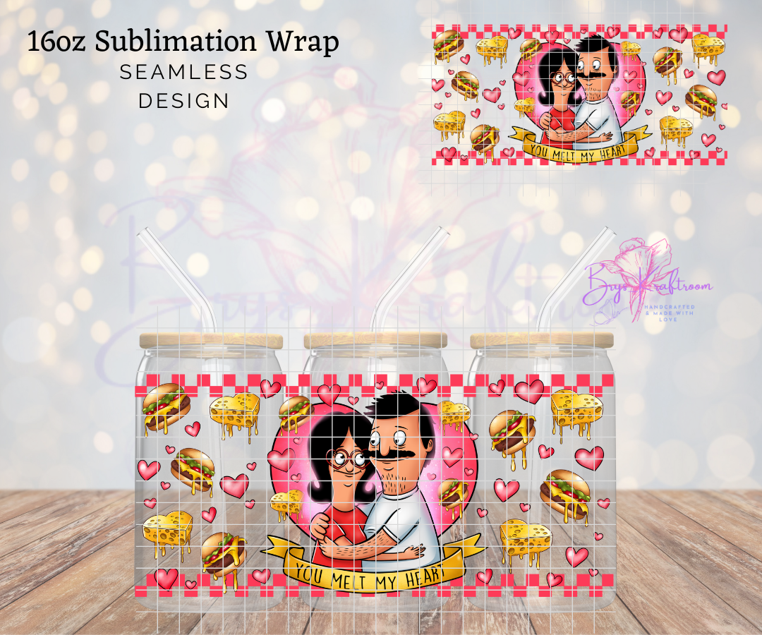 You melt my heart EXCLUSIVE* UV DTF Wraps