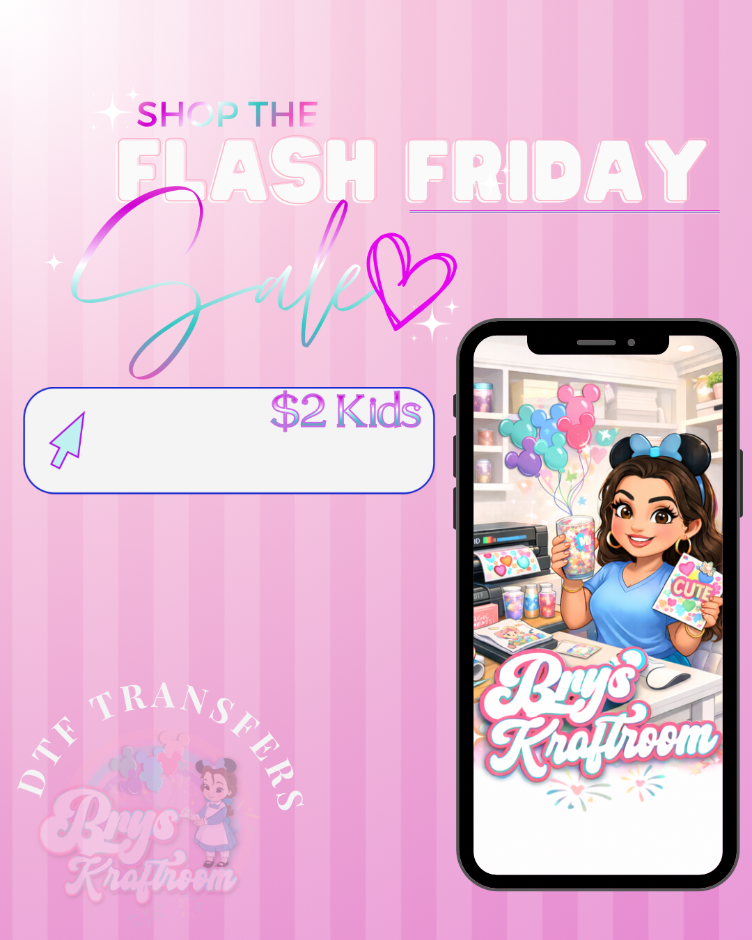 Kids DTF FLASH FRIDAY