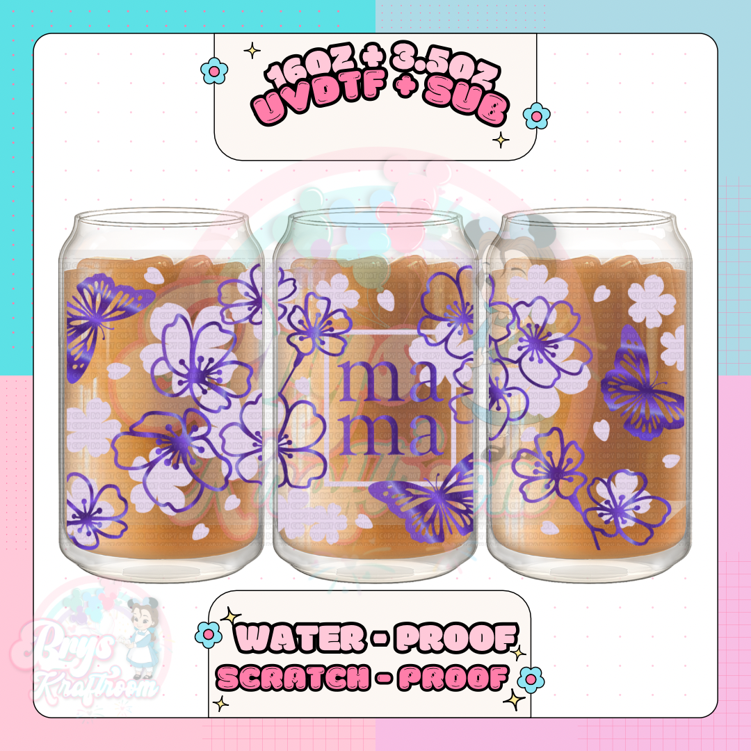 Mama Butterflies (Purple)