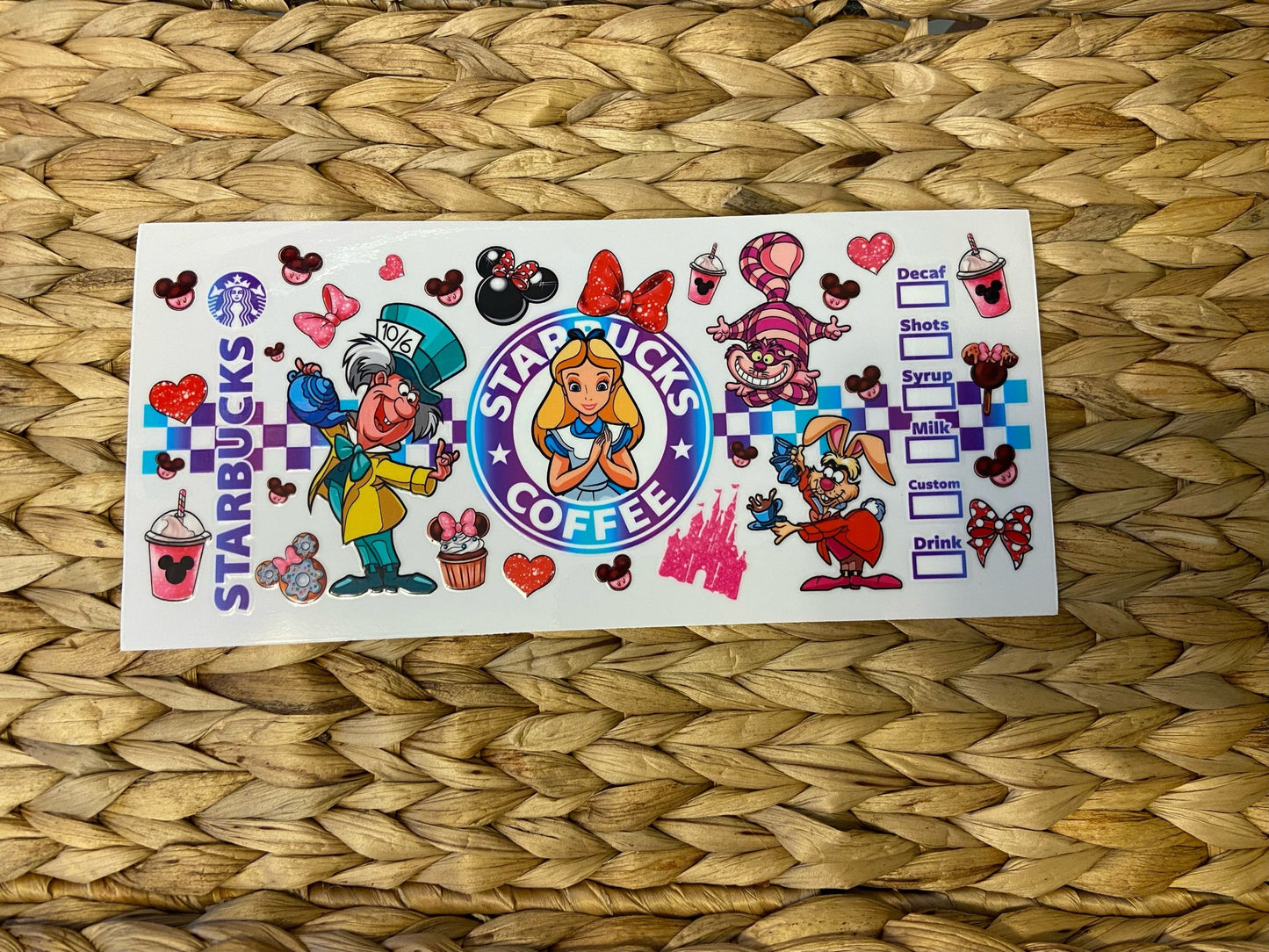 Alice Starbies UV DTF Wraps