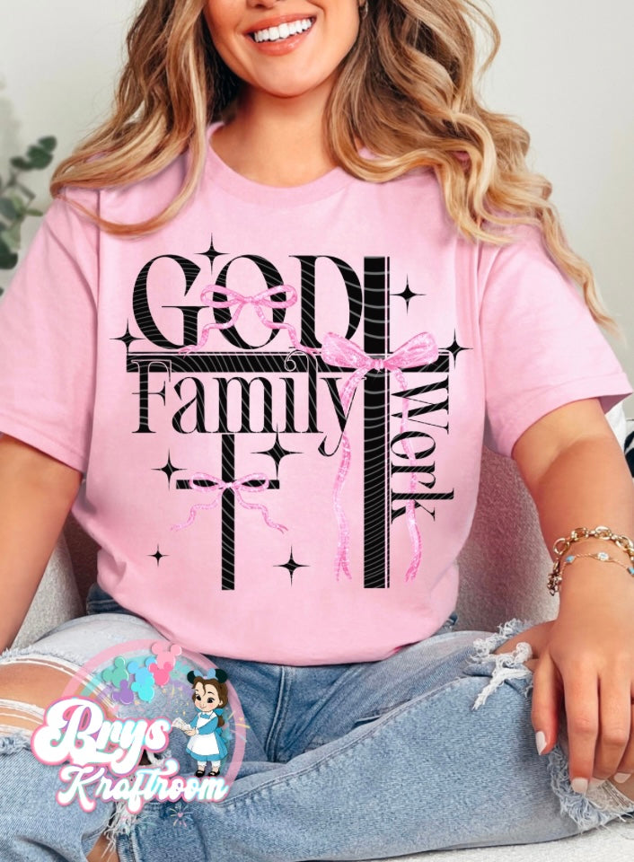 God Family Work (Black)