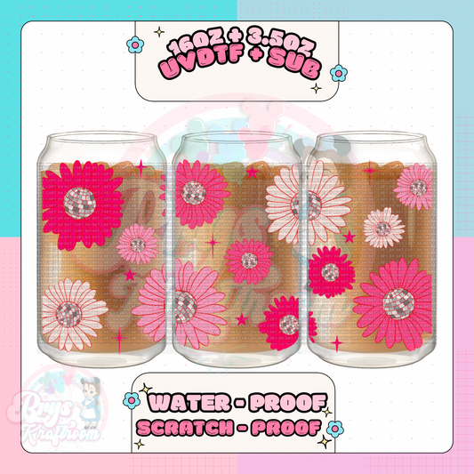 Pink Disco Flowers