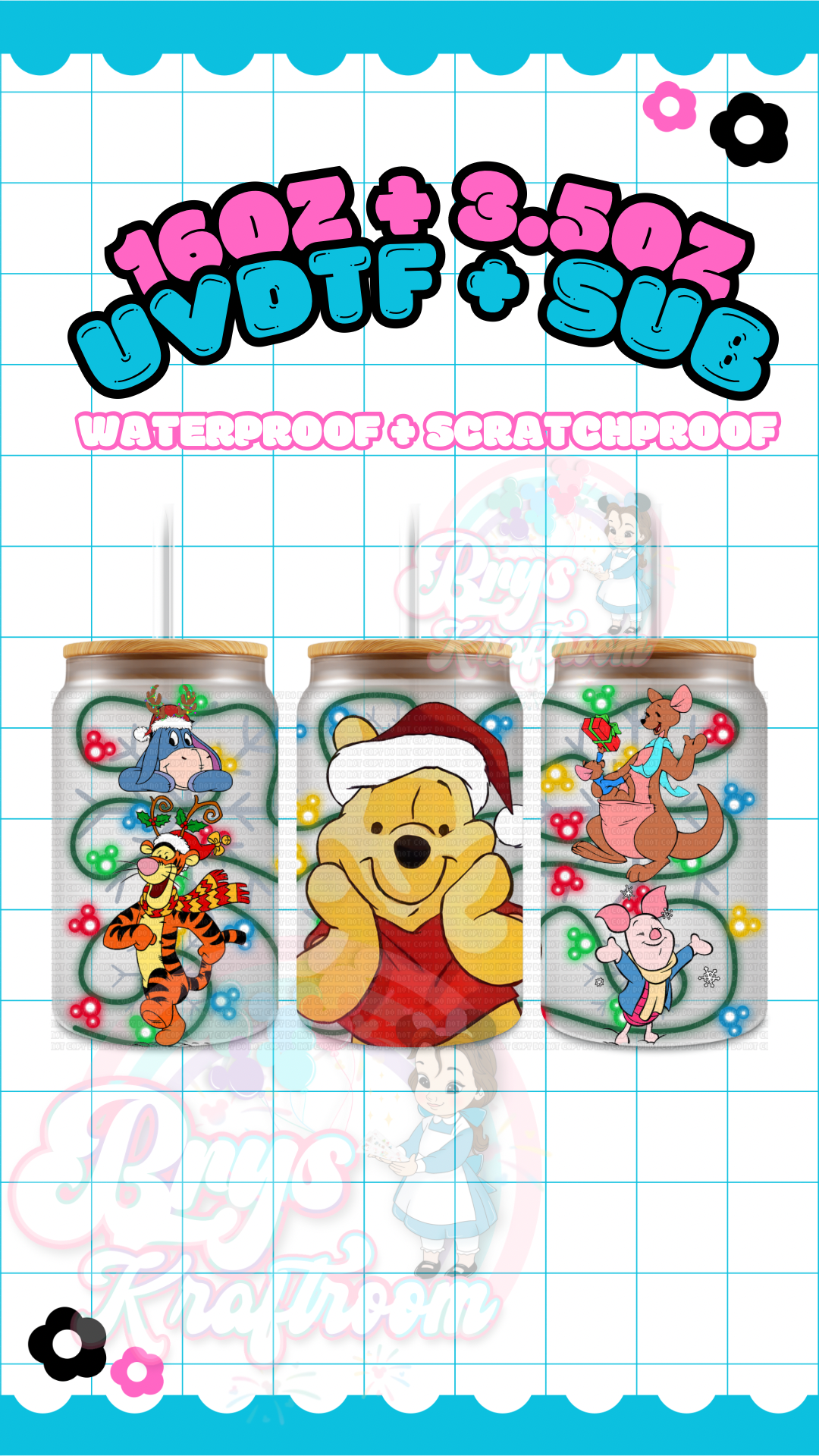 Pooh Xmas Lights