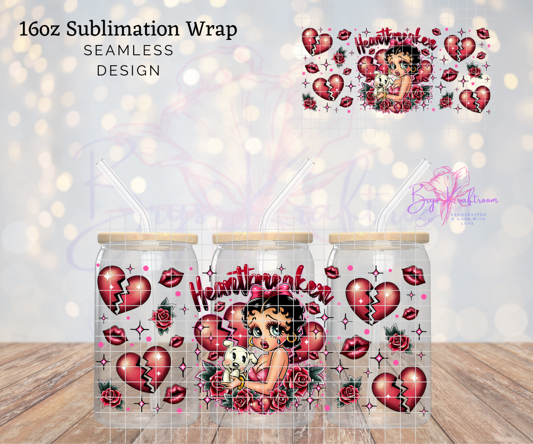 BB Heartbreaker UV DTF Wraps