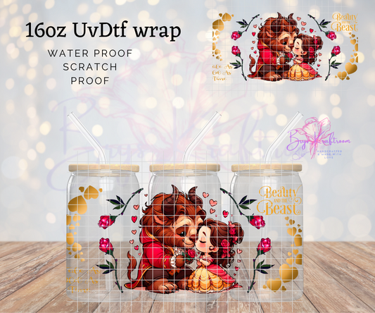 Beauty + Beast EXCLUSIVE* UV DTF Wraps