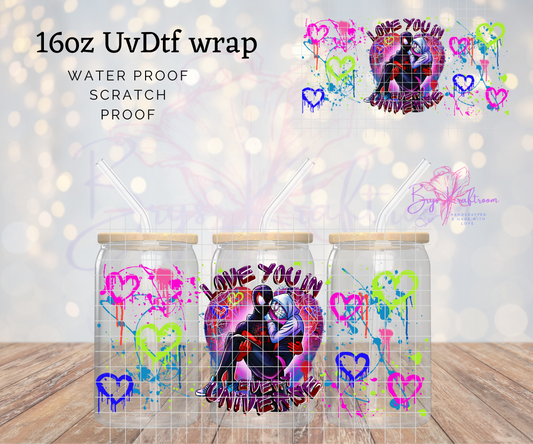 I Love You in Every Universe UV DTF Wraps