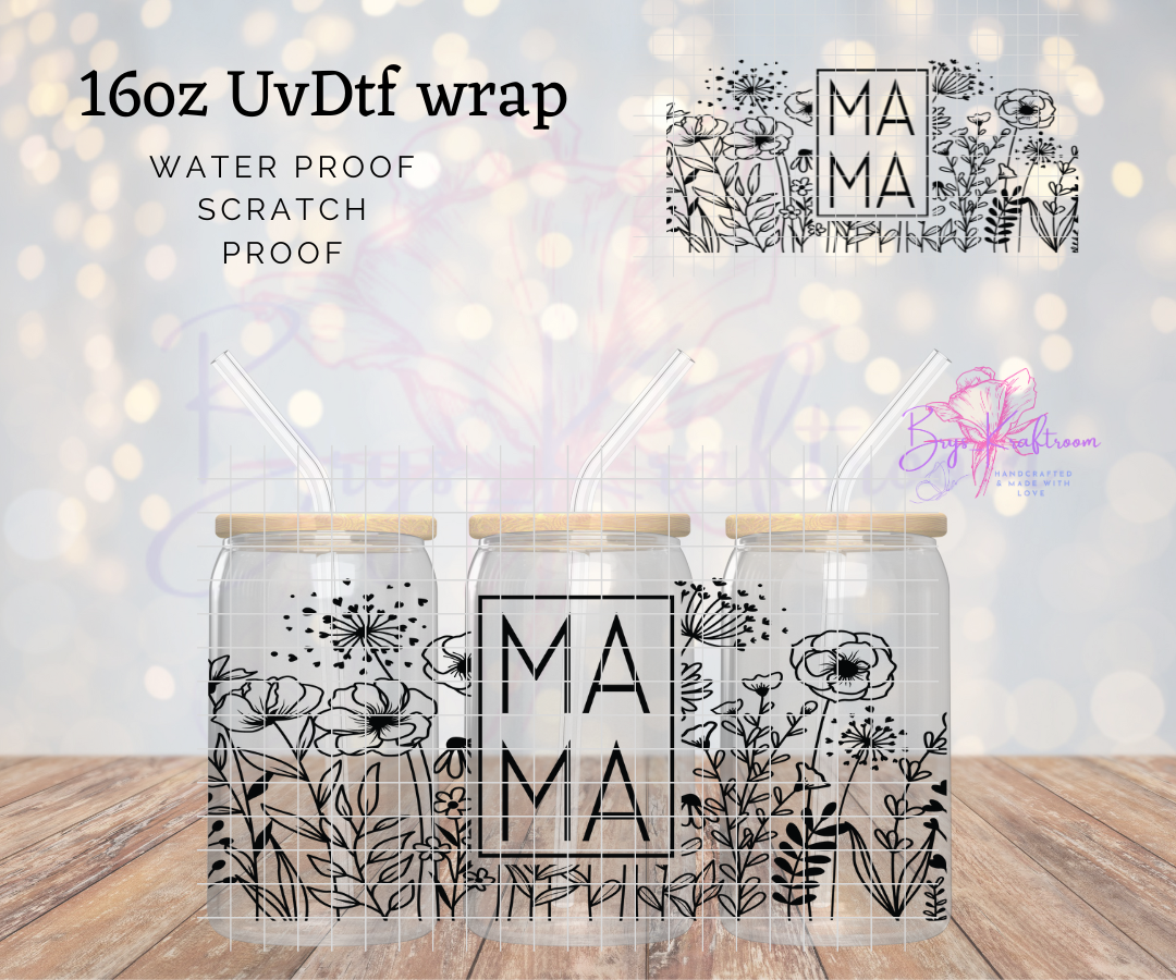 Mama UV DTF Wraps