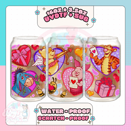 Pooh Cupid Hearts