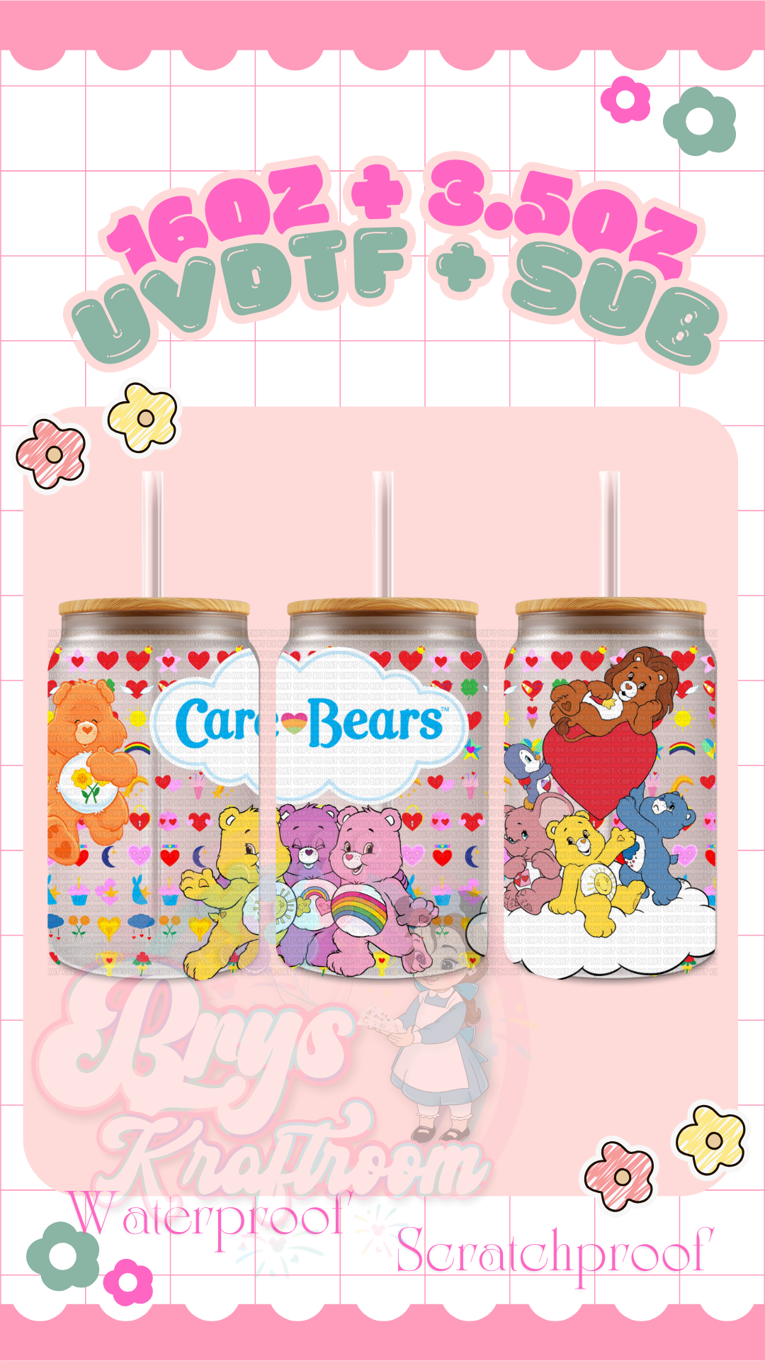 Care Bears (red hearts)