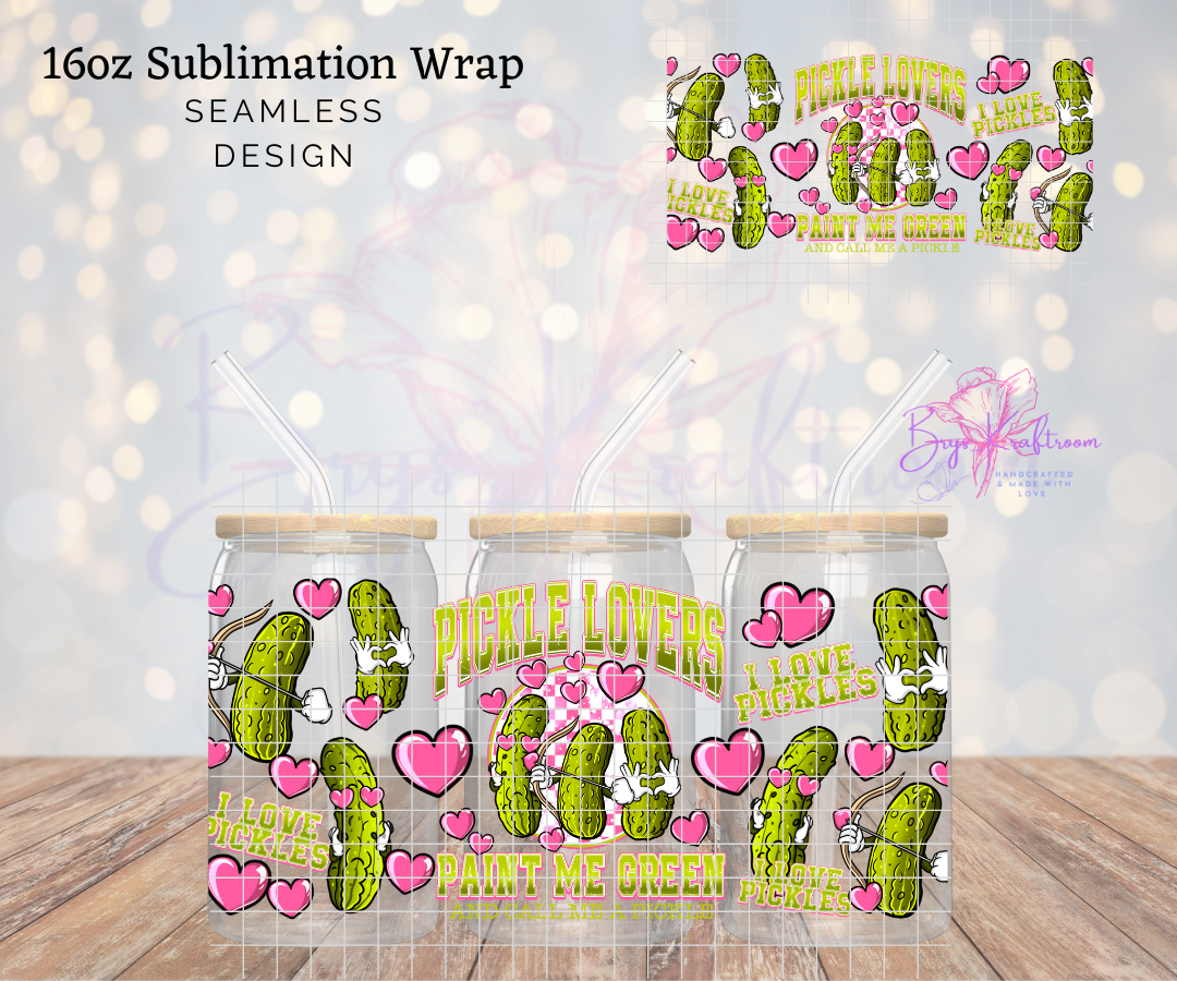 Pickle Lover UV DTF Wraps