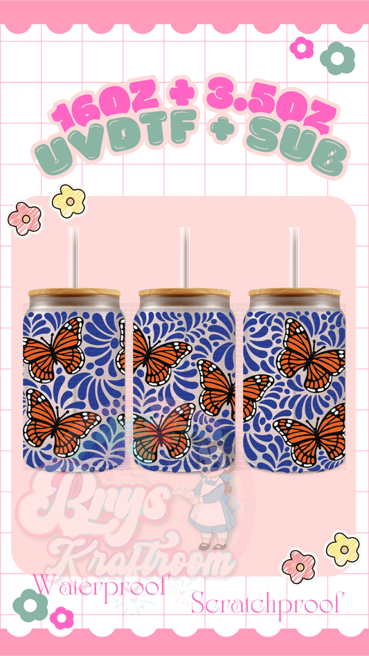 Butterfly Talavera (Royal Blue)