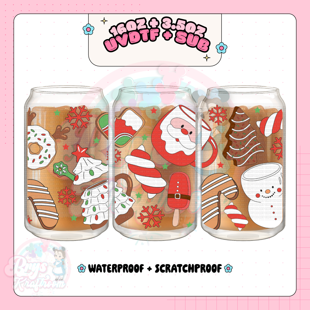 Santa Coffee Cups + Pastries