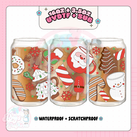 Santa Coffee Cups + Pastries