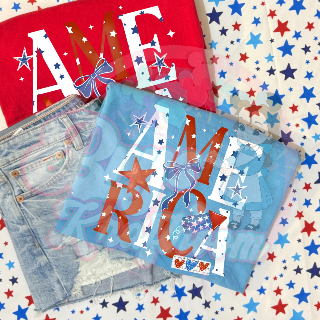 America | White + Red