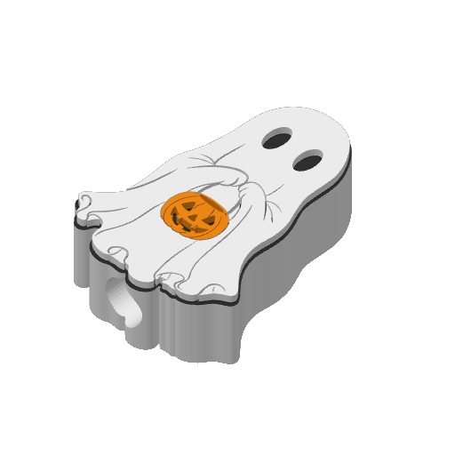 Ghost | 3D | Straw Topper