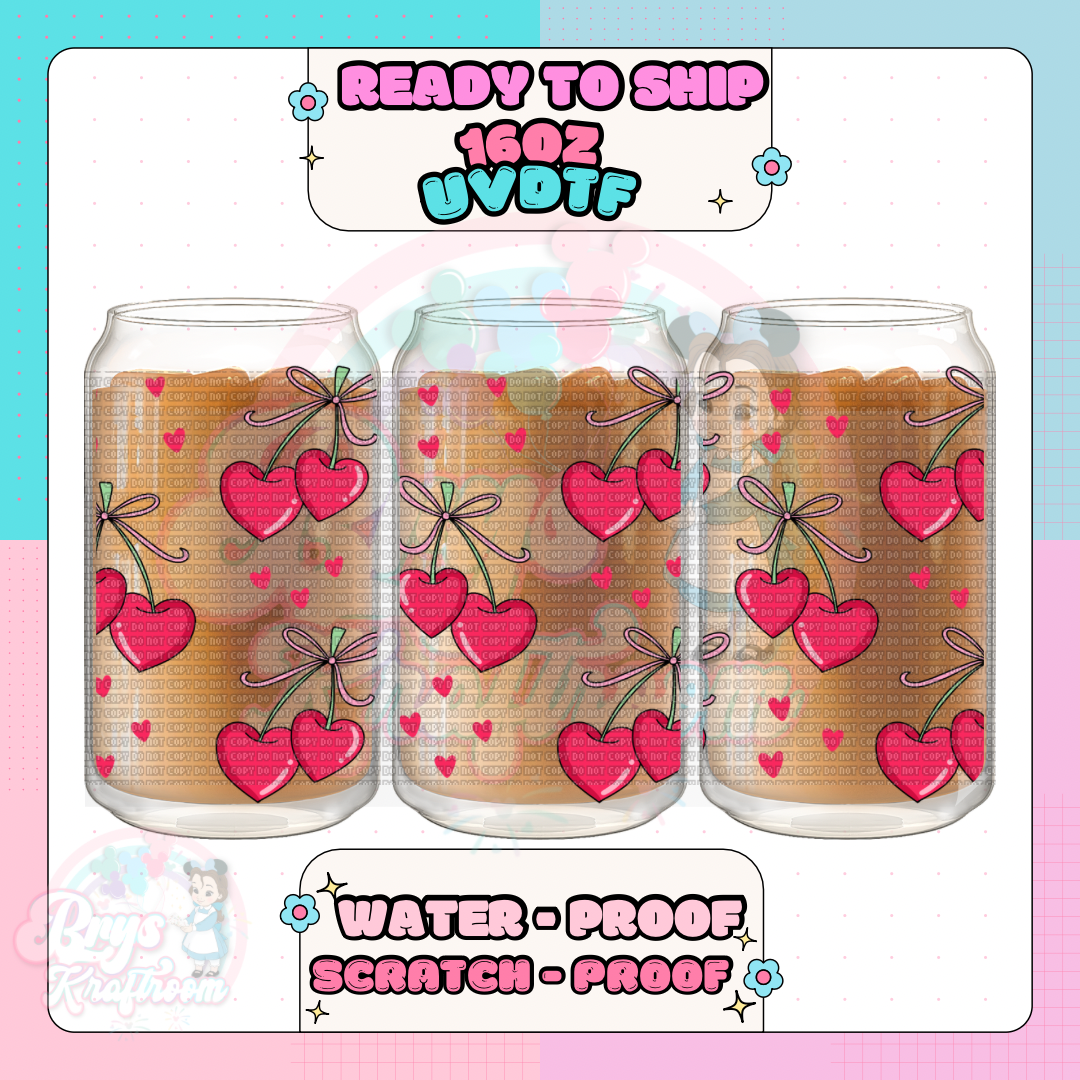 Cherry Coquette Hearts (RTS)